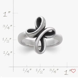 James Avery Eternal Ribbon Cross Ring